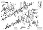 Bosch 0 603 166 580 Csb 800-2 Re Percussion Drill 230 V / Eu Spare Parts